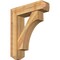 Ekena Millwork Westlake Craftsman Rough Sawn Bracket w/ Offset Brace, Western Red Cedar, 8"W x 30"D x 36"H BKT0806X30X36WTL04RWR - alternate 1